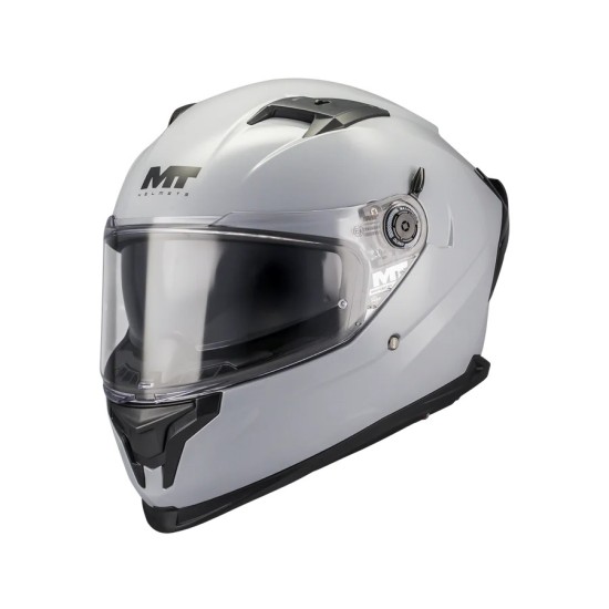 Braker SV Pure A12 Helmet Gloss Gray MT Helmets