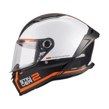 Stinger 2 Core BO White/Gloss Orange MT Helmets