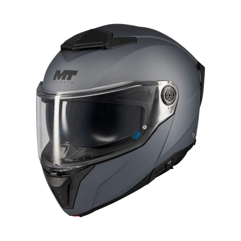Atom 2 A2 Modularhelm, mattgrau, MT Helmets