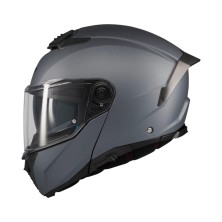 Casco modulare Atom 2 A2 grigio opaco MT Helmets