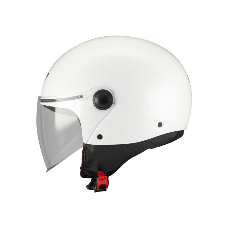 MT Helmets Street S Pure A0 Gloss White Helmet