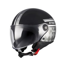 Casco MT Helmets Street S Runway Nero/Grigio Lucido