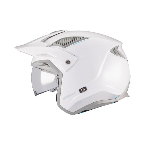 District SV S Soul A2 Helm in glänzendem Weiß MT Helmets