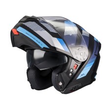SV Stroke B7 Gloss Blue Modular Helmet MT Helmets