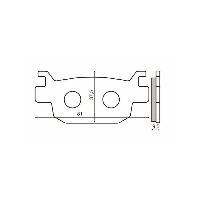 Pastiglie freno Honda SH 300 Made in Italy RMS