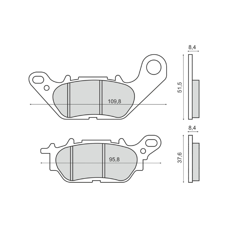 Yamaha X-Max 300 Brake Pads Made In Italy