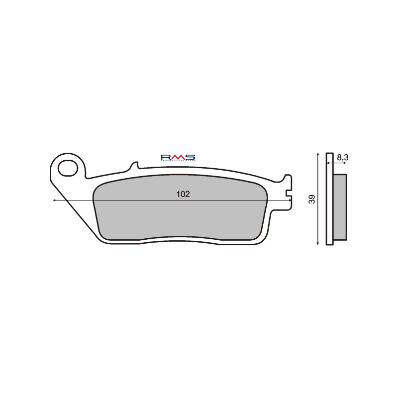 Honda CBR 1000F Made In Italy RMS brake pads