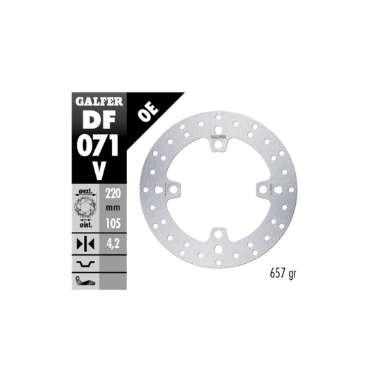 Front brake disc Honda Dylan PS / SH 125-150 Galfer