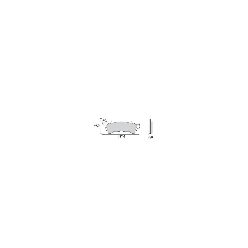 Honda SH 300 07-15 Galfer Plaquettes De Frein