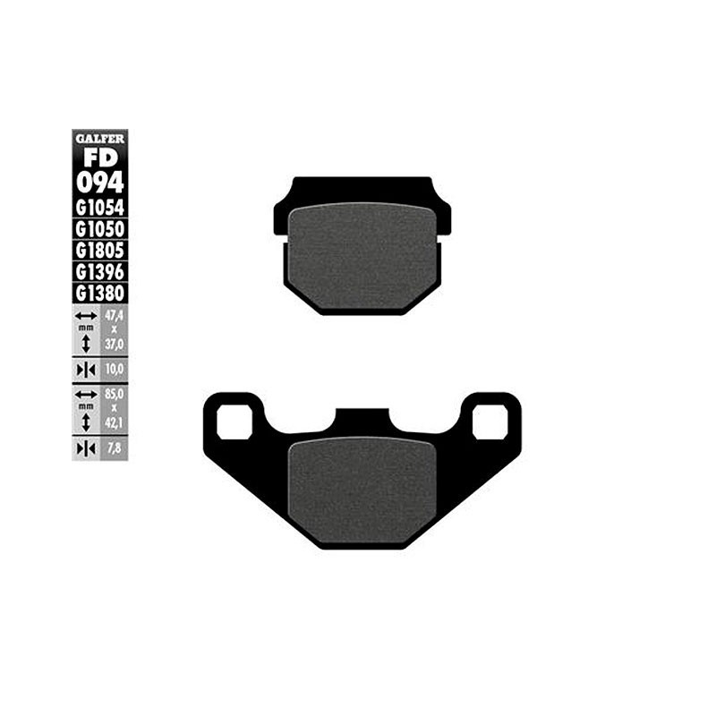 Pastiglie freno Galfer Kawasaki KX 80/100
