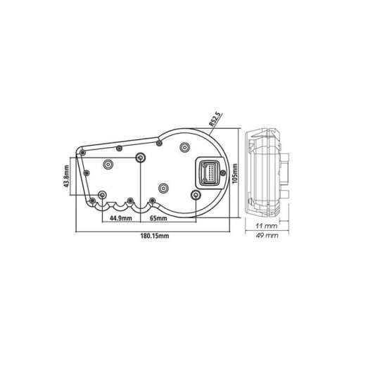 Marcador universal Koso RX2 GP Style