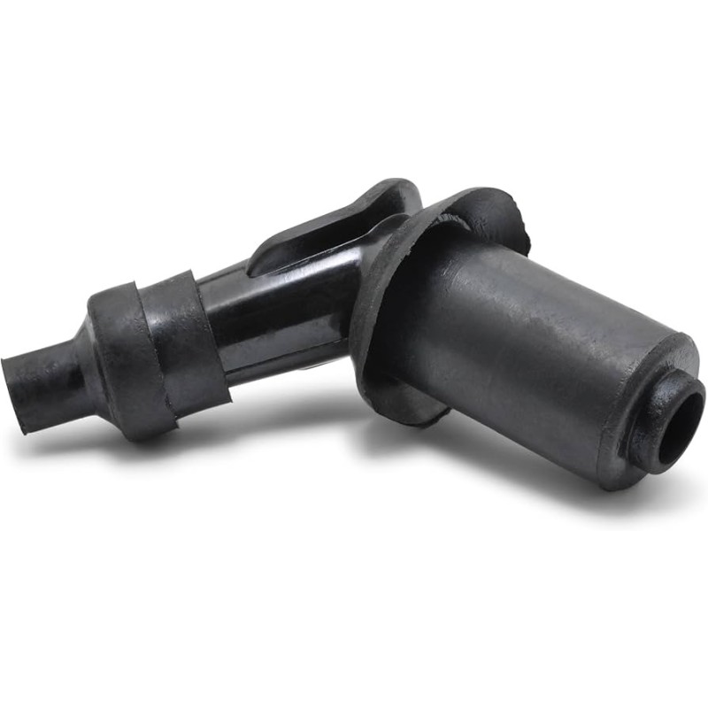 Protype capuchon de bougie incurvé à 45°