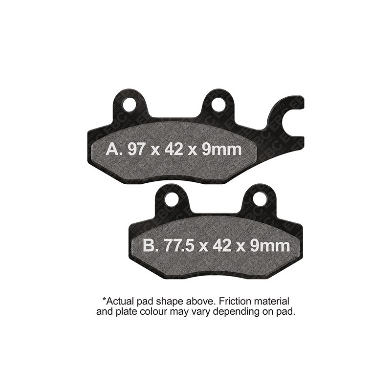 Pastiglie freno sinterizzate EBC Kawasaki Ninja 125