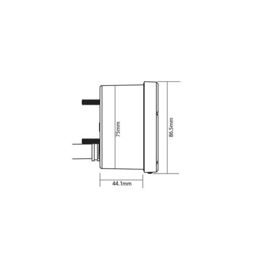 Cuenta revoluciones universal Koso D75 max. 10000 rpm Homologado