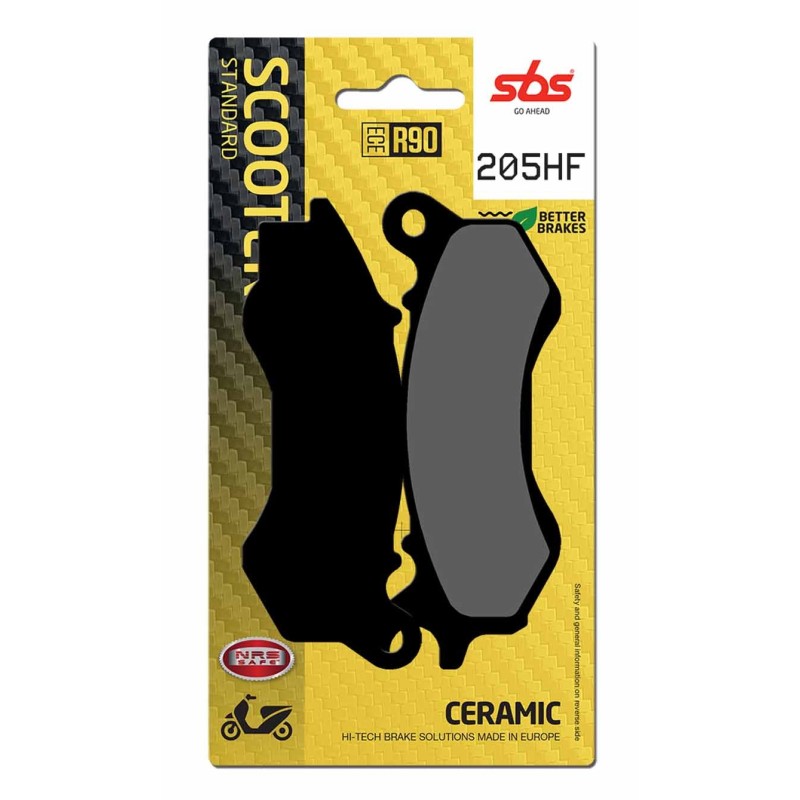 Pastilla de freno SBS P205-HF