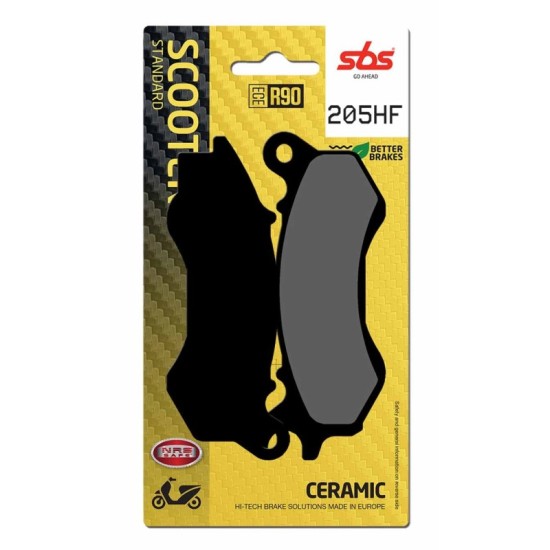 Pastilla de freno SBS P205-HF