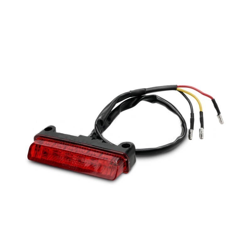 Feu arrière noir mini led 7X1cm universel AllPro