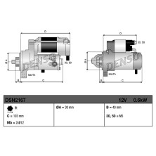 Ducati Panigale V2 Denso starter motor