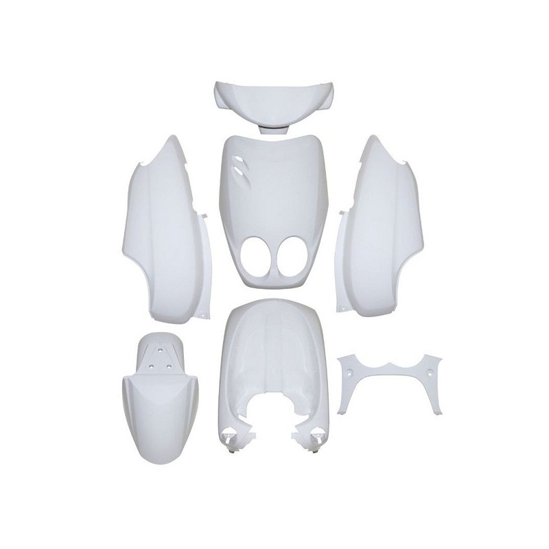 Carene Yamaha Neos 02-07, bianco lucido, 7 pezzi
