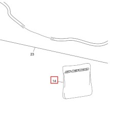 Kit de réparation d'étrier de frein arrière Sherco