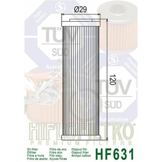 HF613 Hilofiltro Beta Enduro Ölfilter