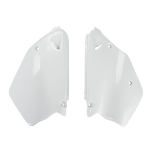 Paneles laterales traseros blancos Yamaha YZ 125/250 UFO