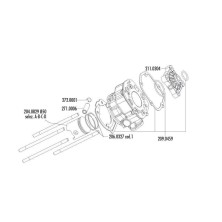 Cilindro Derbi Senda DRD Euro 3 80cc Polini