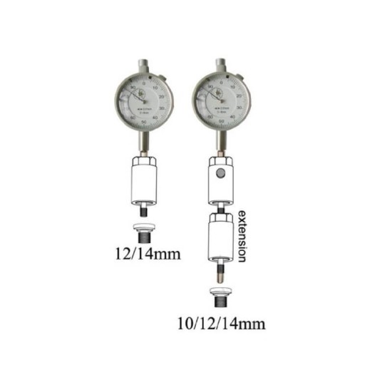 Reloj comparador ajuste rotor