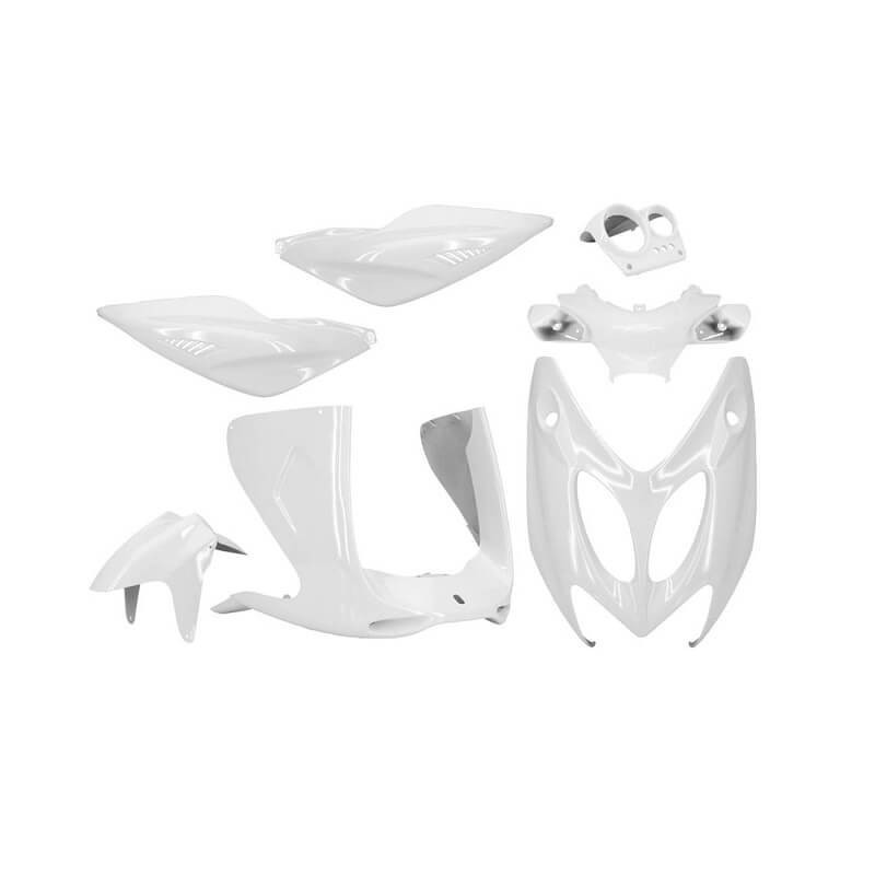 Kit carenado Aerox 97-12 blanco TNT  7 piezas