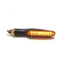 Intermintentes led moto secuencial negro Homologado