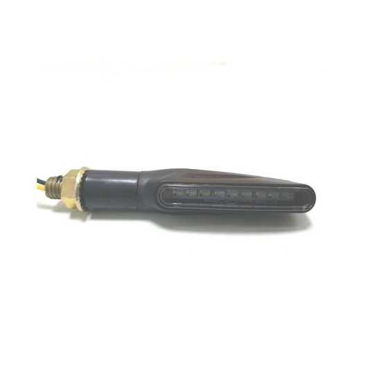 Intermintentes led moto secuencial negro Homologado Intermintentes led moto secuencial negro Homologado