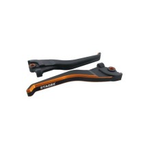 Handlebar grips Yamaha Aerox -13 black/orange Stage6