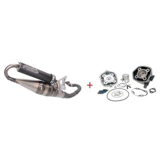 Kit Escape Team 4 y cilindro Minarelli horizontal 70cc Polini Kit Escape Team 4 y cilindro Minarelli horizontal 70cc Polini