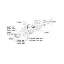 Kit cilindro Peugeot speedfight LC hierro 50cc Polini