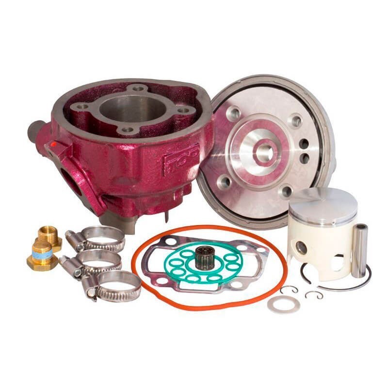 Cilindro Top Rosa Jog RR / Aerox 70cc culata 2 piezas
