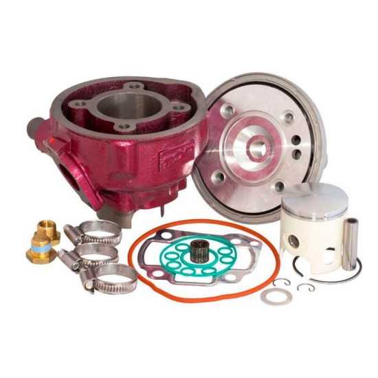 Cilindro Top Rosa Jog RR / Aerox 70cc culata 2 piezas