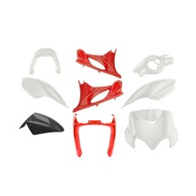 Kit carenados Yamaha Jog R/RR blanco Rojo