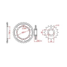 JT Honda CBR 600 RR 2006 16-42 112 maillons