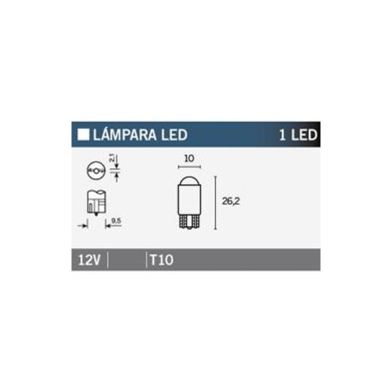 Bombilla Posición T-10 Led