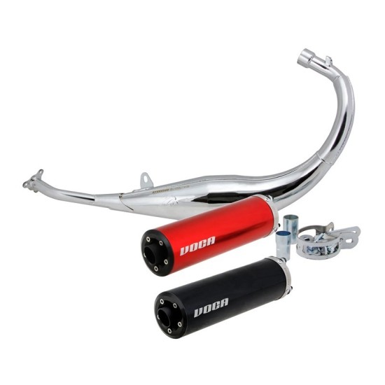 Exhaust Voca Chromed AM6 50/70 Approved