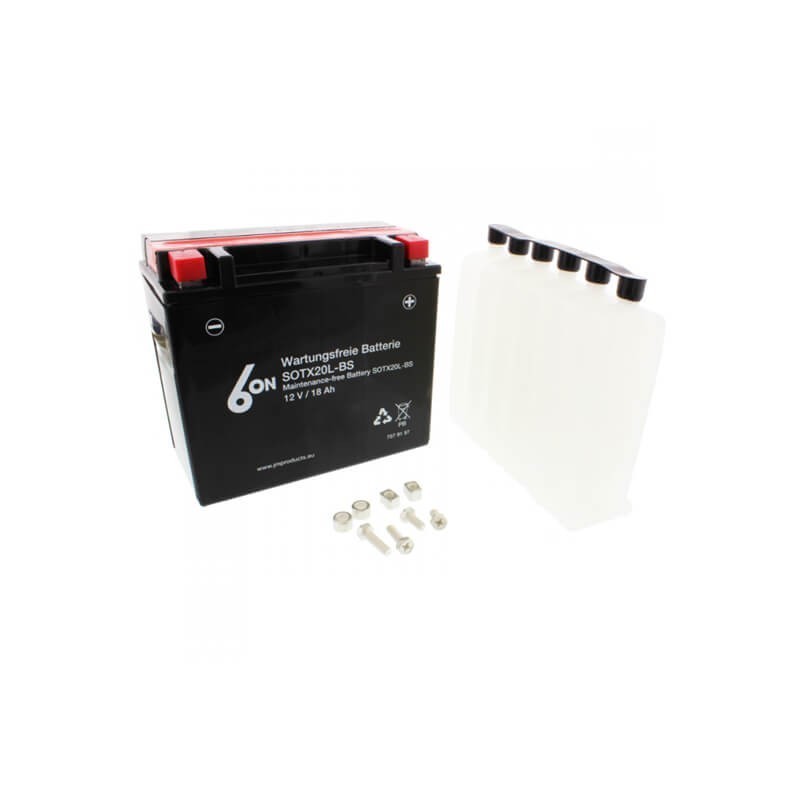 Motorcycle battery YTX20L-BS  6ON