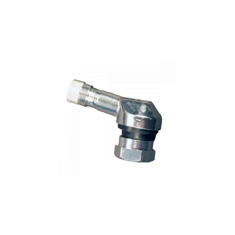 Valve pneu courbe en aluminium JMP