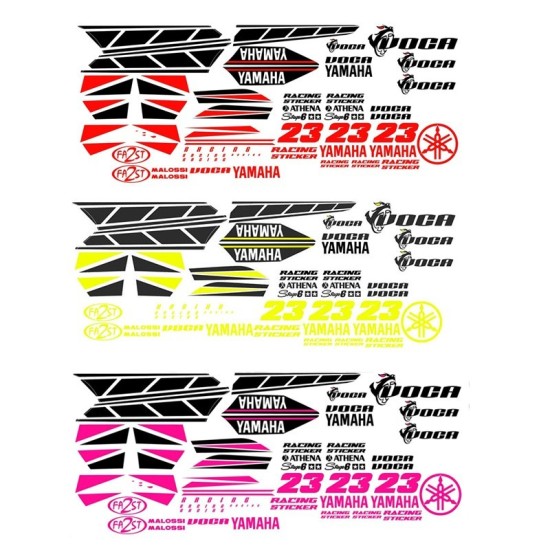 Kit autocollants Jog R/RR Différentes couleurs