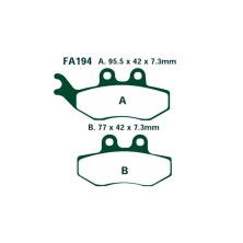 Pastillas de freno SFA194 Aprilia RS/ RX 125cc Yamaha TZR 50