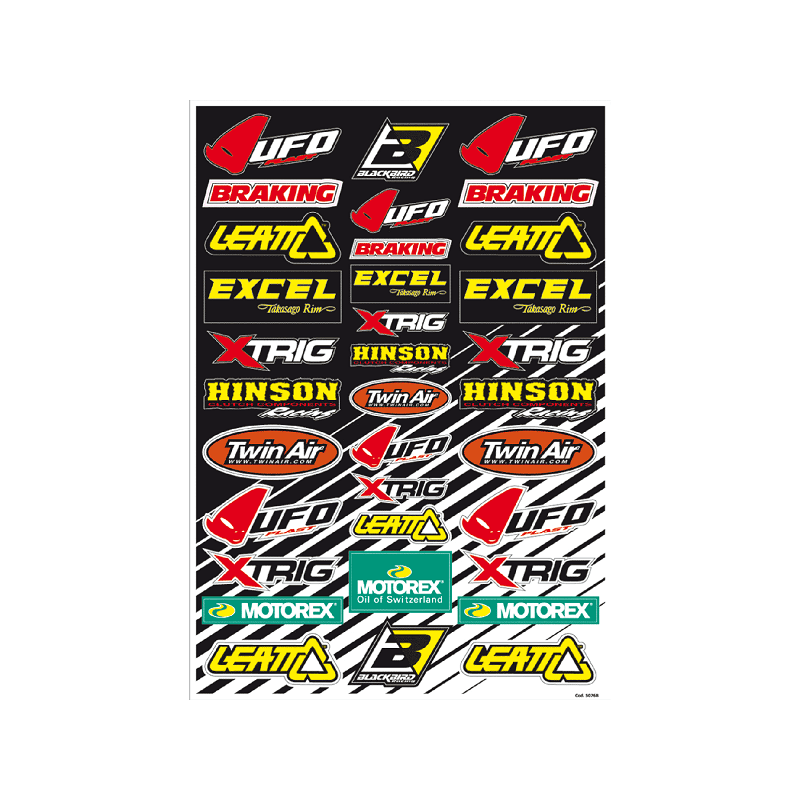 Universal Sticker Kit for Multiple Brands Model B BlackBird