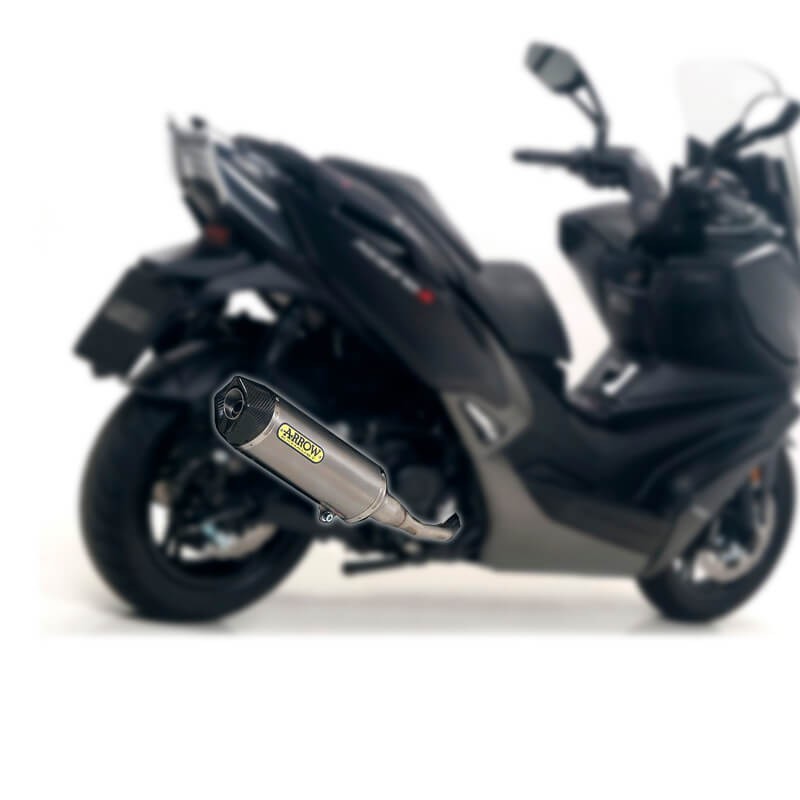 Silencieux Arrow Urban Black homologué pour Kymco Xciting 400i 19-20