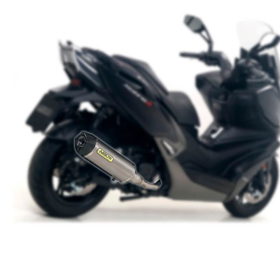 Silencieux Arrow Urban Black homologué pour Kymco Xciting 400i 19-20