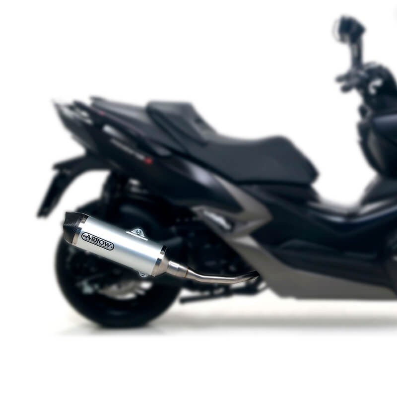 Silencieux Race Tech finition carbone alu homologué pour Kymco Xciting 400i 19-20