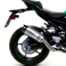 Silenciador exhaust Kawasaki Z900 20- Thunder aluminio homologado Arrow