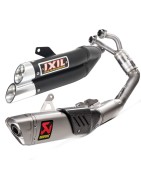 Motorcycle or scooter exhaust pipes for power and style